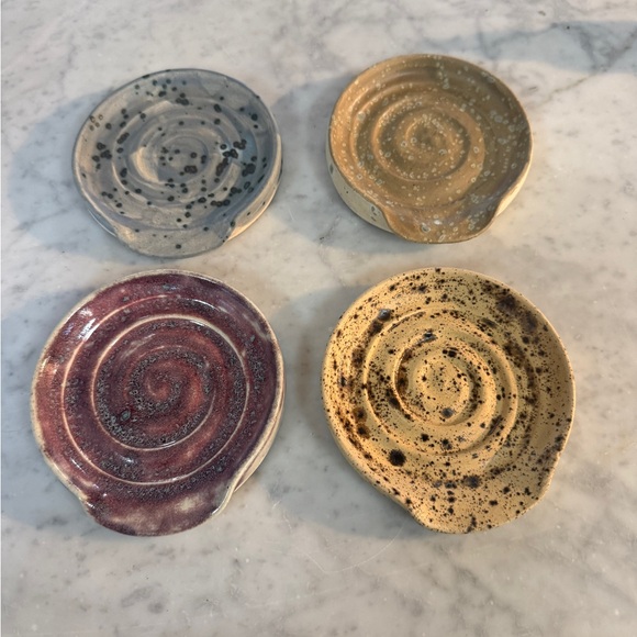 Handcrafted Ceramic Spoon Rests - Picture 2 of 2